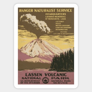 Lassen Volcanic National Park Sticker